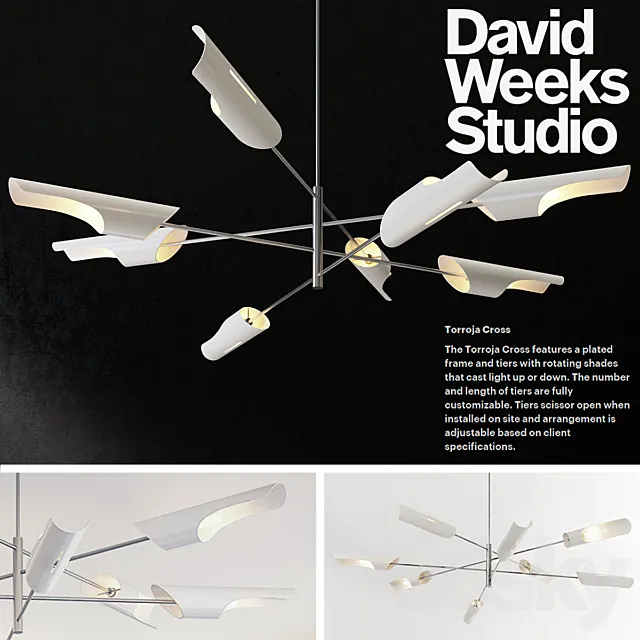 David Weeks Studio - Torroja Cross Lighting 3D Model
