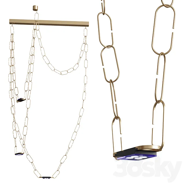 Davide Groppi ChainDelier 3DModel
