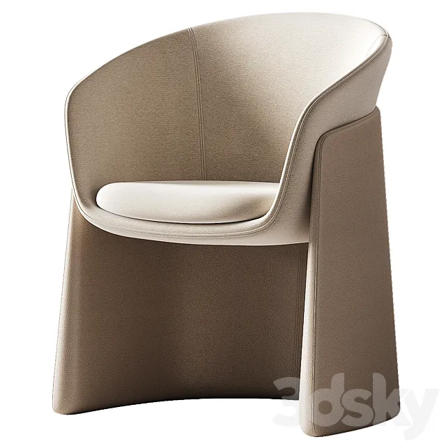 Davis Furniture Seba chair 3D Model