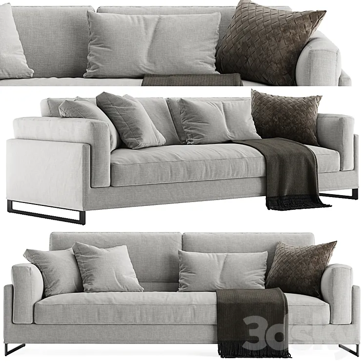 DAVIS IN sofa by Frigerio Salotti 3D Model Free