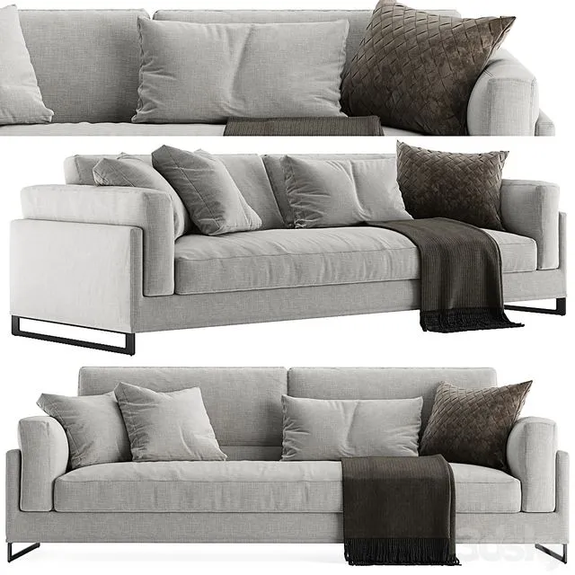 DAVIS IN sofa by Frigerio Salotti 3D Model