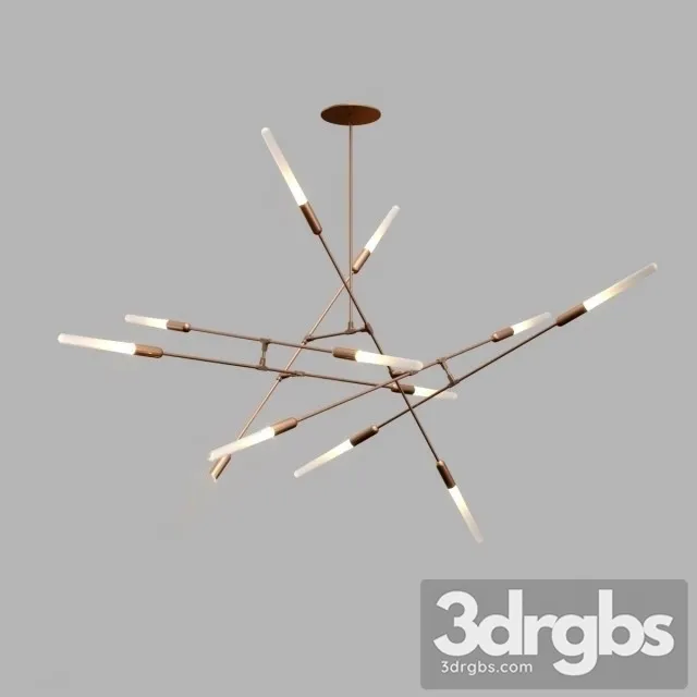 Dawn Chandelier 3D Model Free