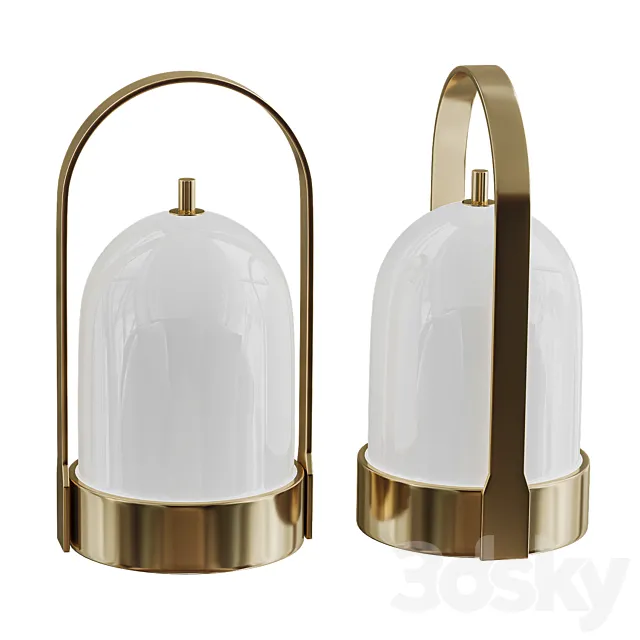 Dawn LED Portable Table Lamp 3D Model