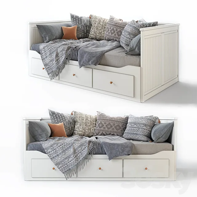 Day bed 3D Model