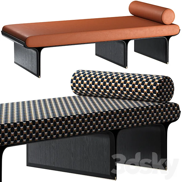 Day bed Gallotti Radice Stami 3D Model