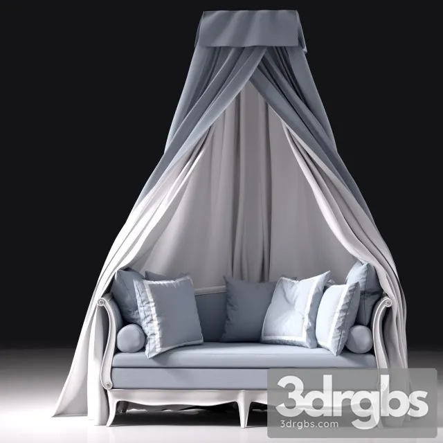 Daybed 01 3D Model Free