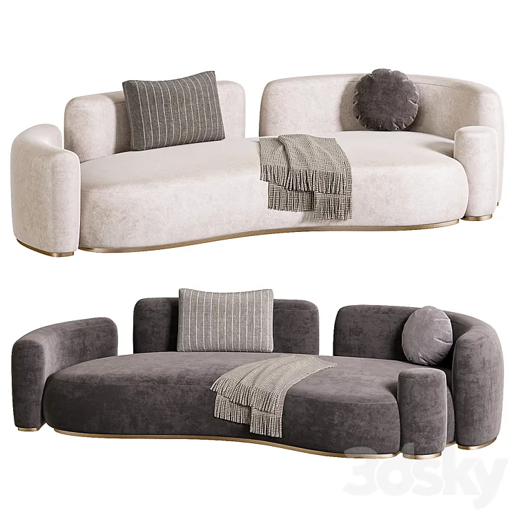 DAYBED BABA sofa 3D Model Free