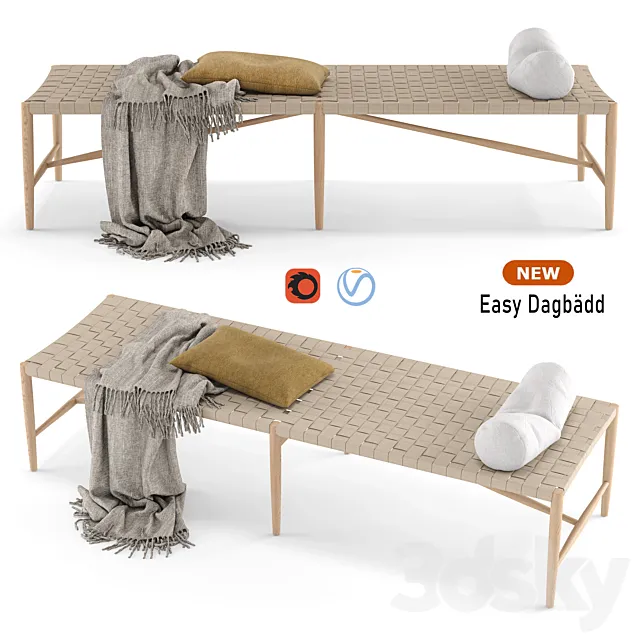 Daybed - Easy Dagbadd 3DModel