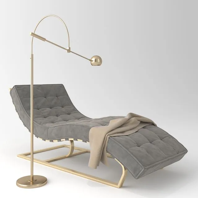 Daybed Restoration Hardware 3D Model