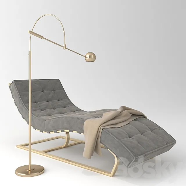 Daybed Restoration Hardware 3D Model