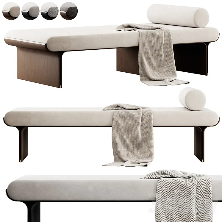 Daybed Stami By Gallotti & Radice 3D Model Free