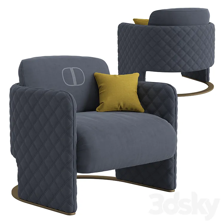 Daytona amy armchair 3D Model Free