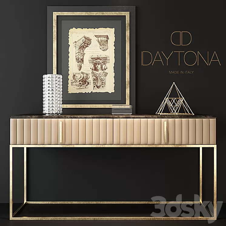 "DAYTONA" ANGELINA - CONSOLE TABLE 3D Model