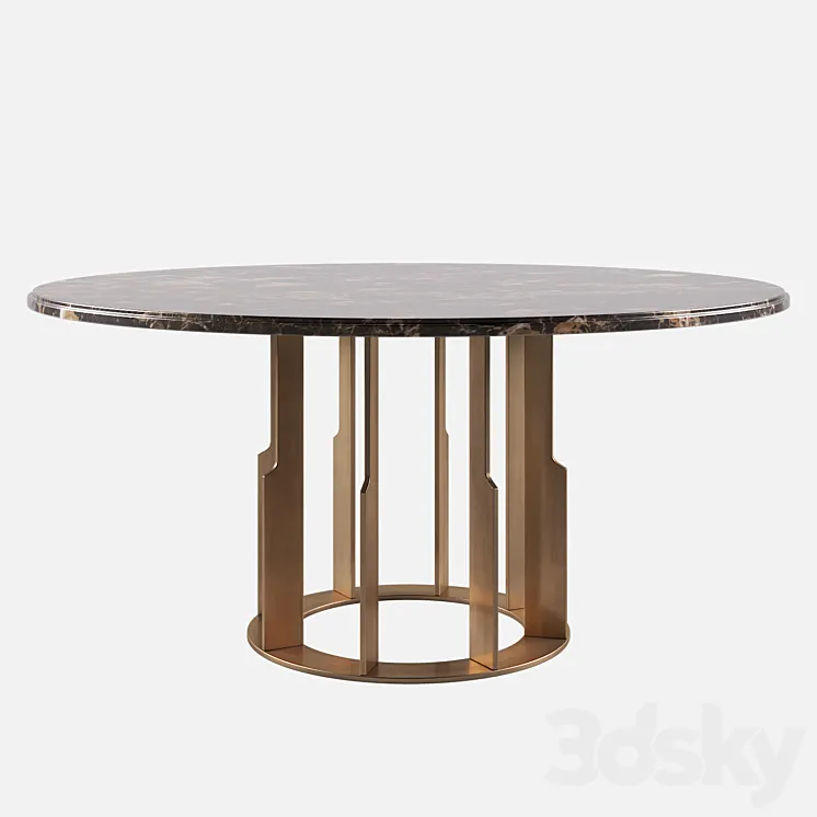 Daytona aston dining table 3D Model Free