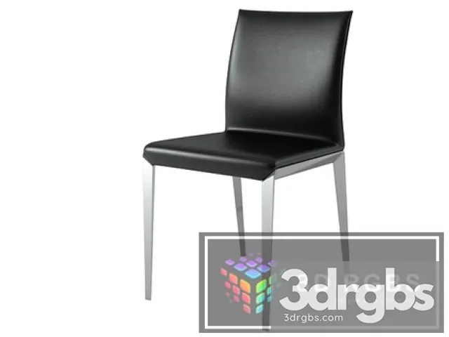 Daytona Dark Grey Eco Leather Dining Chair 3D Model Free