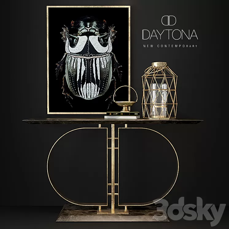 "DAYTONA" JOSEPHINE - CONSOLE TABLE 3D Model