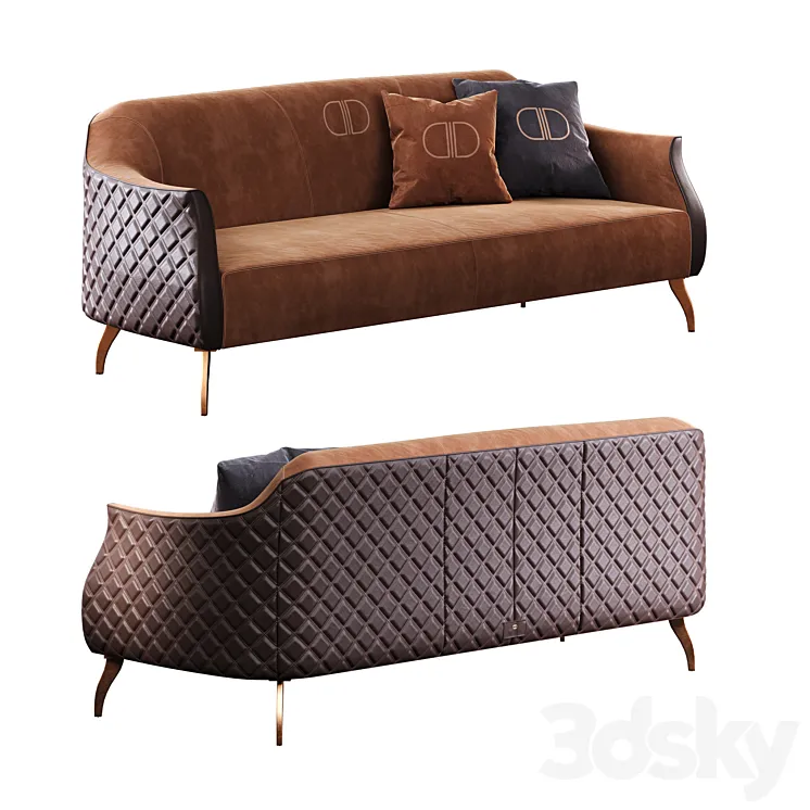 Daytona Olimpia sofa 3D Model Free