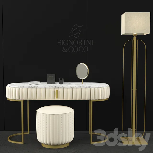 Daytona Rimmel dressing table Signorini and Coco 3D Model