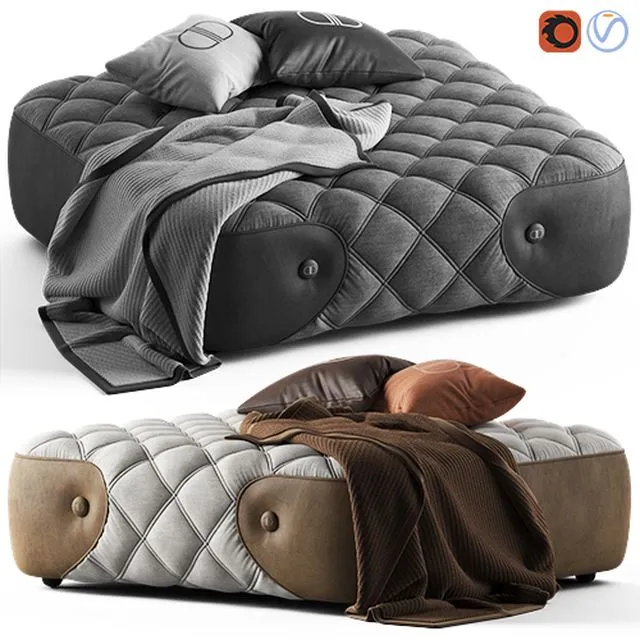 Daytona Wimbeledon Pouffe 3D Model