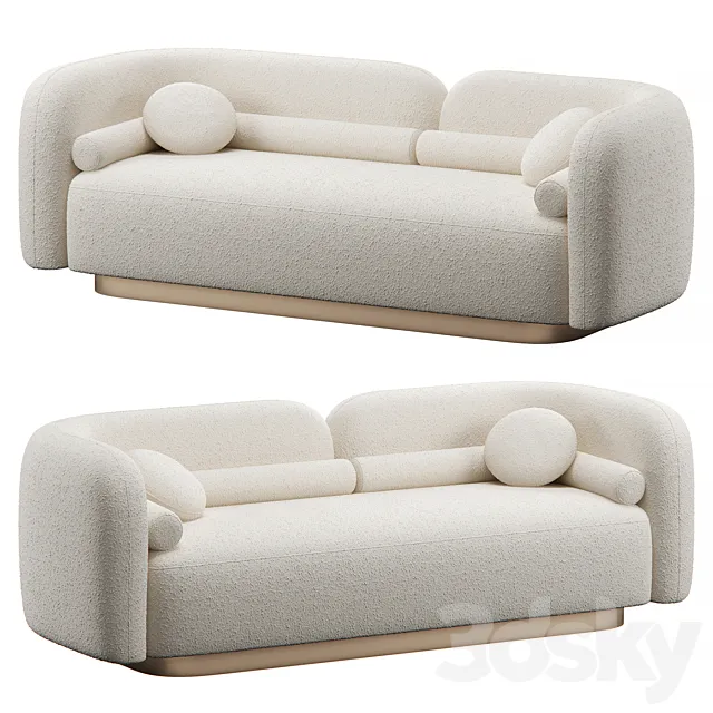 DBF 371 Sofa Angies Furniture 3D Model