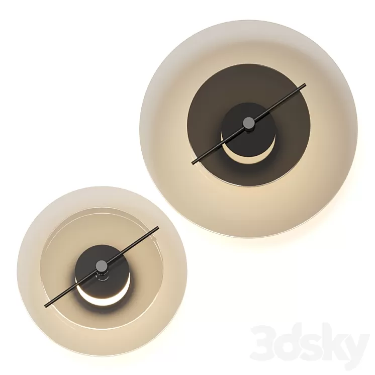 DCW Editions Delumina Wall Lamps 3D Model