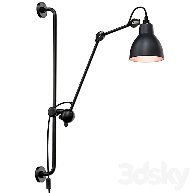 DCW Editions-Lampe Gras Wall Lamp 3D Model