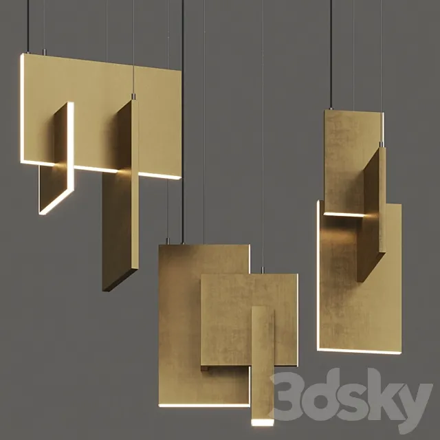 DCW Editions Tron Pendant Lamps 3DModel