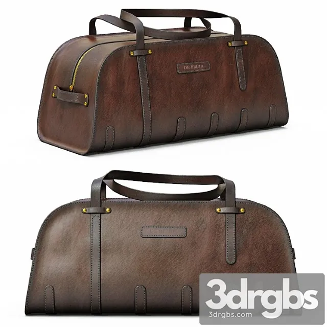 De bruir leather sports bag 3D Model Free