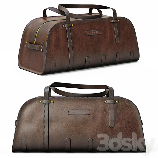 DE BRUIR Leather Sports Bag 3DModel