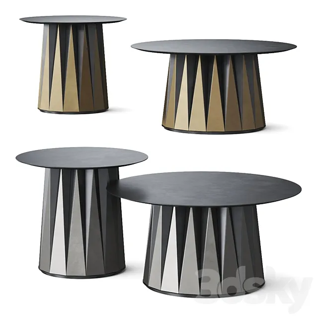 De Castelli Coste Coffee Tables 3DModel