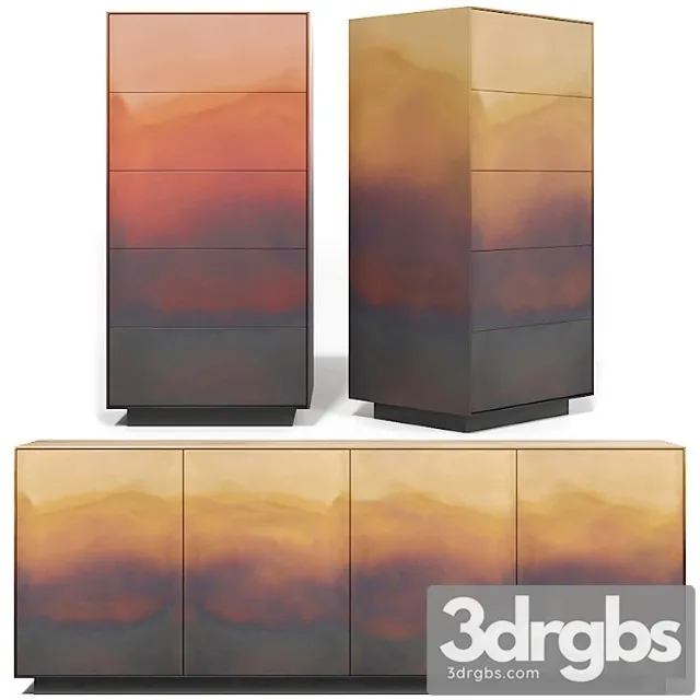 De castelli marea - sideboard chest of drawers 2 3D Model Free