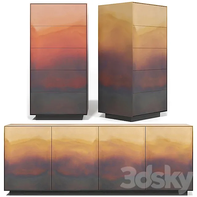 De Castelli Marea - sideboard. chest of drawers 3DModel