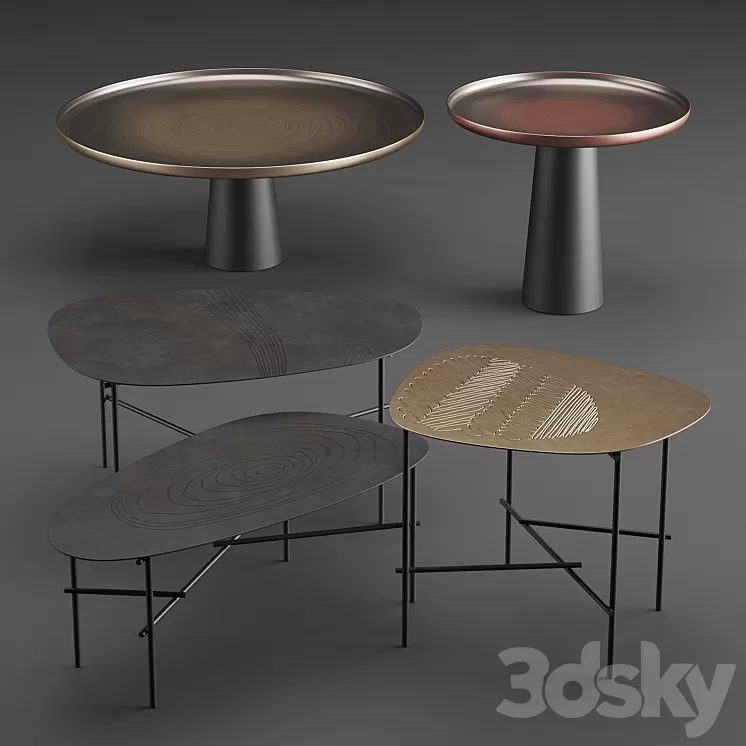 De castelli tables 3D Model
