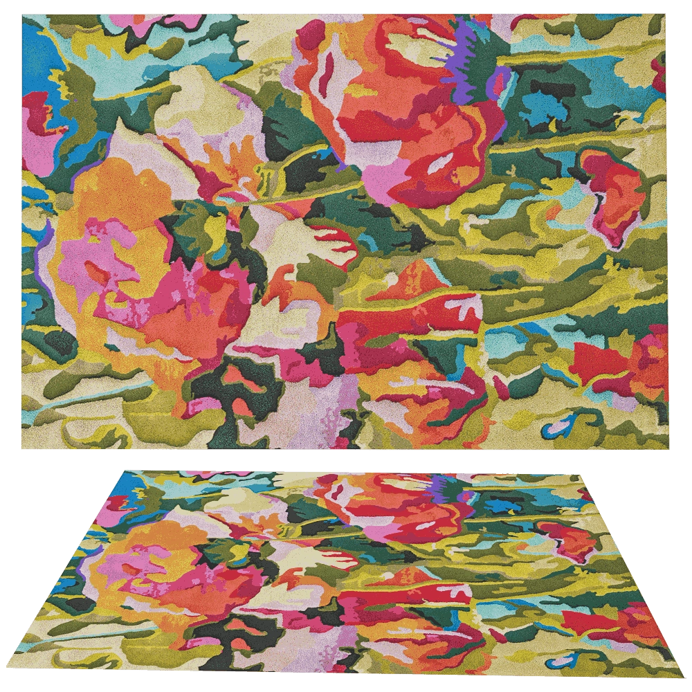 DE DIMORA  - Rug COQUELICOT 3D Model