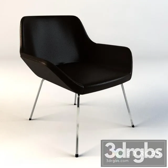 De Gio Ponti Pour Arflex Chair 3D Model Free
