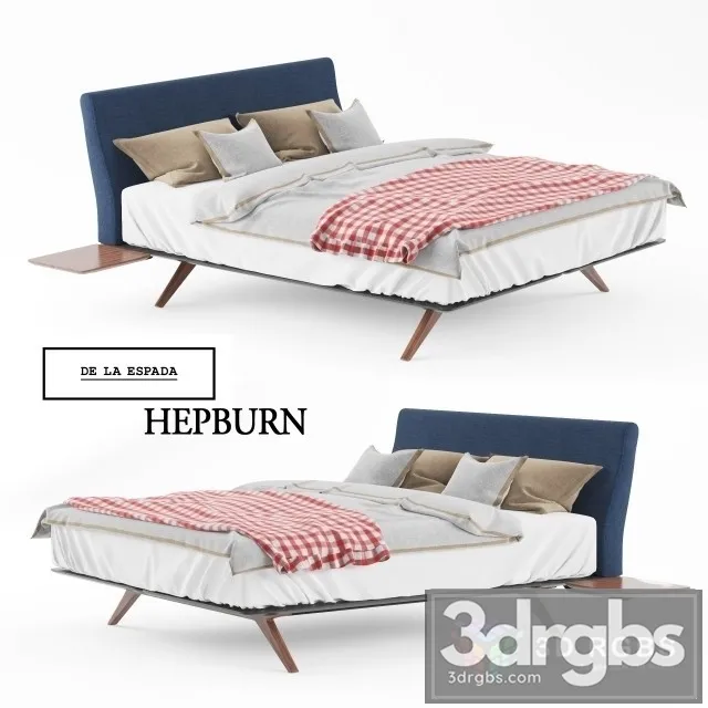 De La Espada Hepburn Bed 3D Model Free
