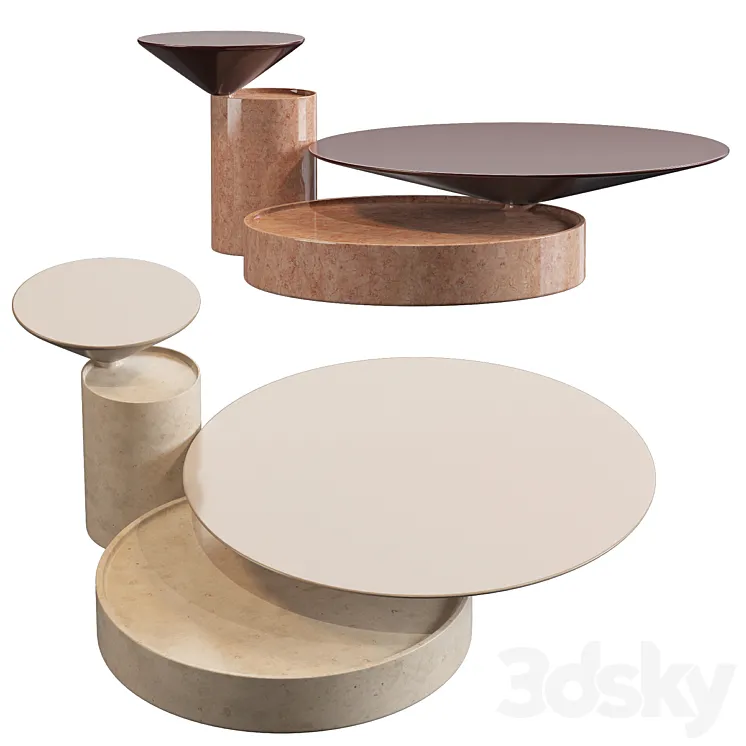 De La Espada Laurel coffee / side table 3D Model Free