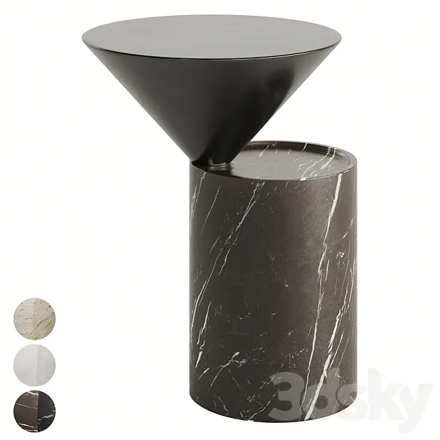 DE LA ESPADA LAUREL SIDE TABLE IN MARBLE Free Download