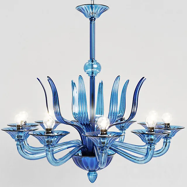 De Majo Chandelier 7077 K10 3D Model