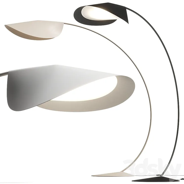 De Padova Circle Floor Lamp 3D Model Free