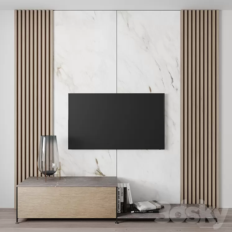 De Padova RIG TV Wall 3D Model Free