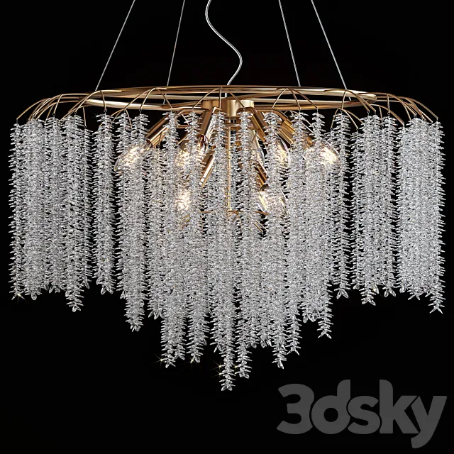 De rossi crystal chandelier 3D Model