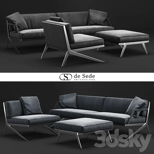 De Sede DS-60 Set 3D Model