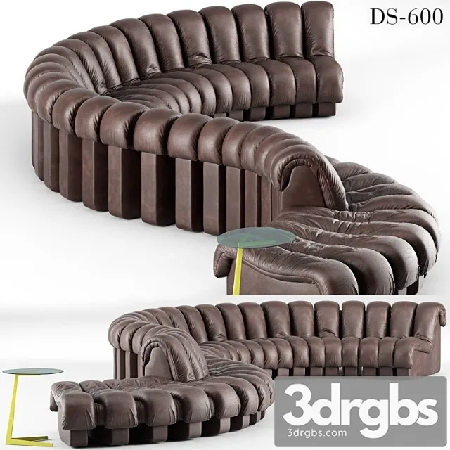 De sede ds 600 sofa 2 3D Model Free