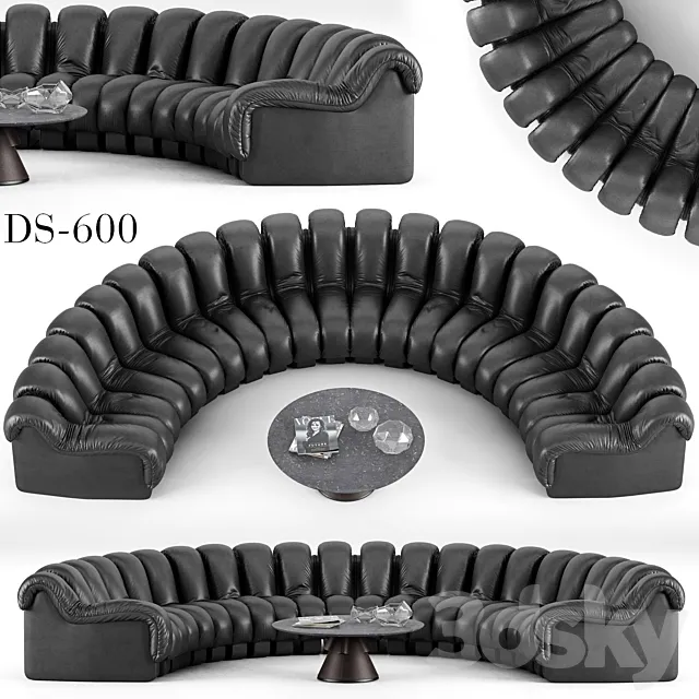 De Sede DS 600 Sofa 2 Free Download