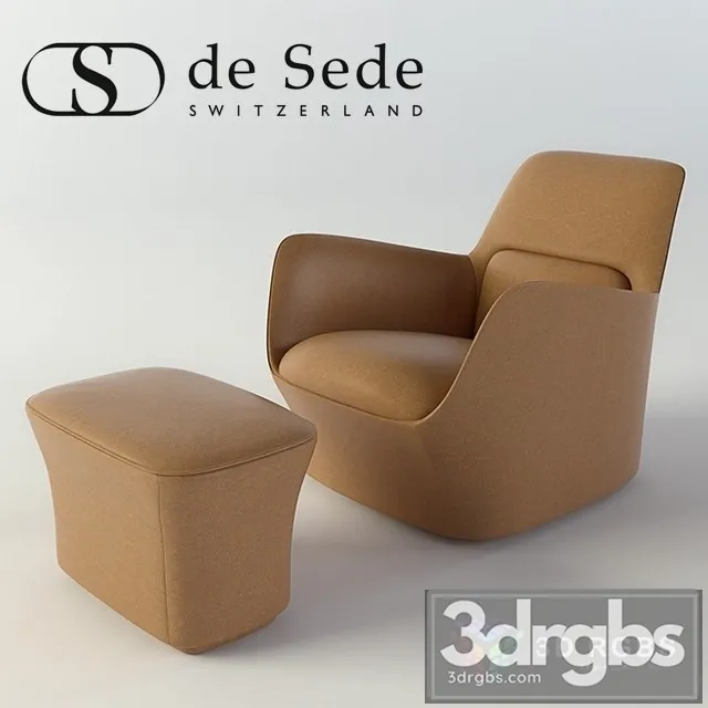 De Sede Swivel Chairs 3D Model Free