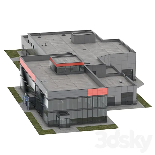 Dealership 3D Model