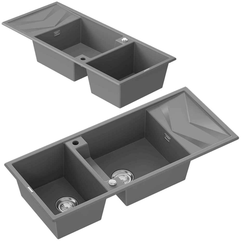 Deante - Granite sink Magnetic 3D Model