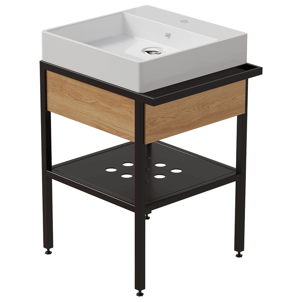 Deante - Standing bathroom console with drawer 3D Model