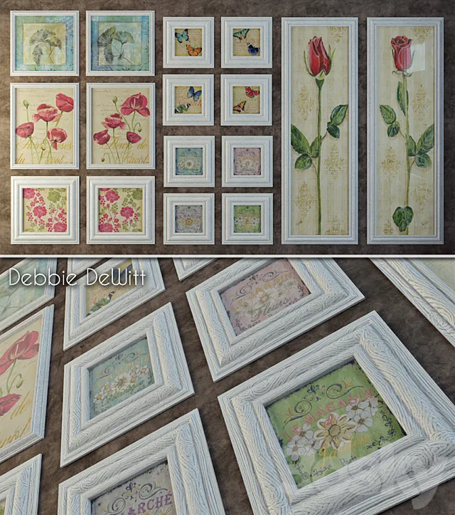 Debbie DeWitt Floral 3D Model